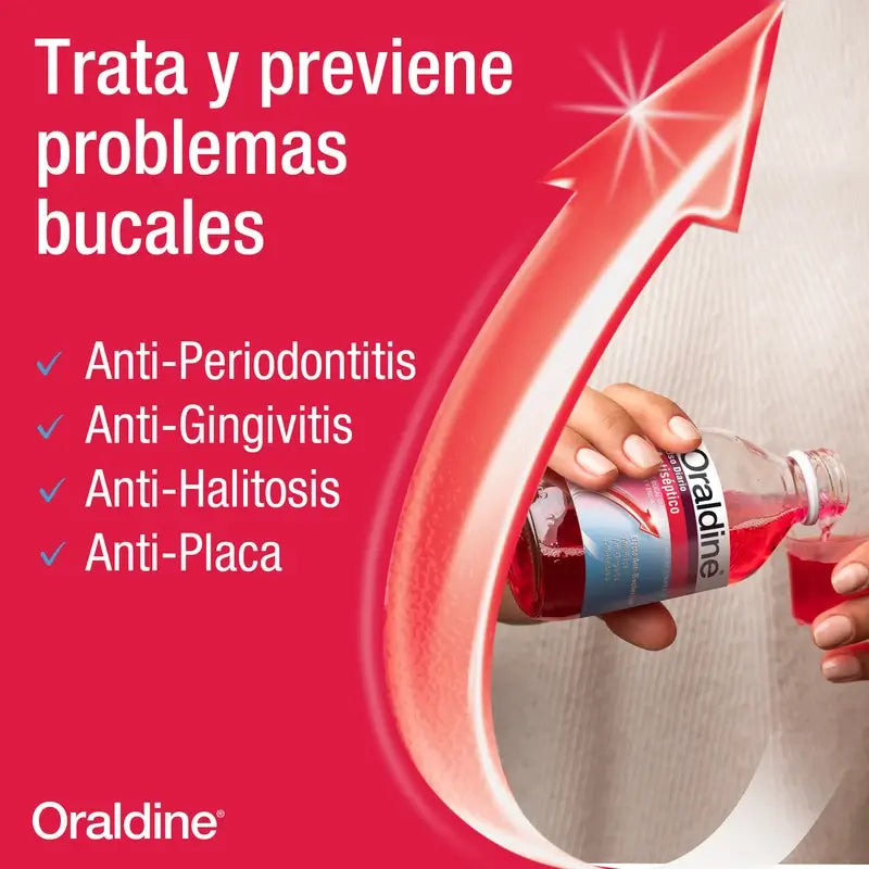 Oraldine Daily Use Antiseptic Antibacterial Mouthwash, 200 ml