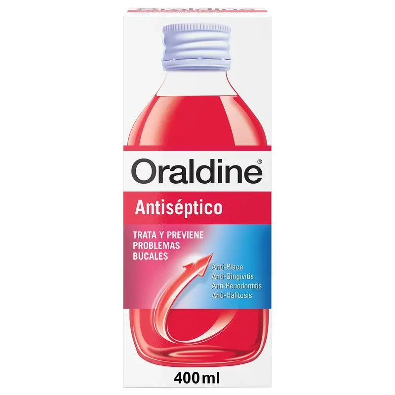 Oraldine Daily Use Antiseptic Antibacterial Mouthwash, 400 ml