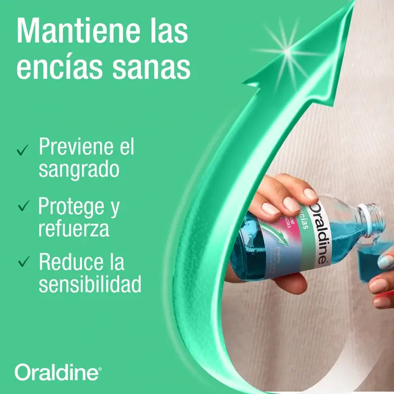 Oraldine Daily Use Anti-Gingivitis Gingival Mouthwash, 400 ml