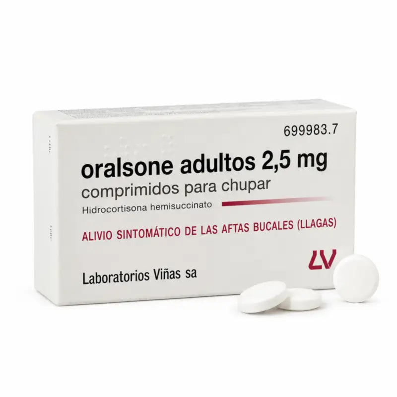 Oralsone Adults 2.5 mg 12 tablets for sucking