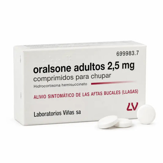 Oralsone Adults 2.5 mg 12 tablets for sucking