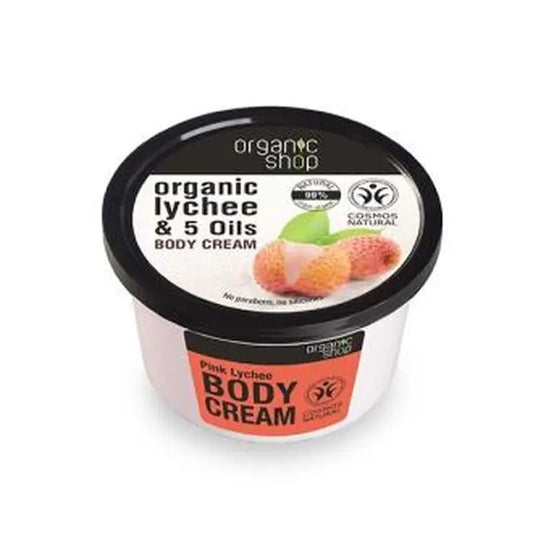 Organic Shop Pink Lychee Body Cream 250Ml.
