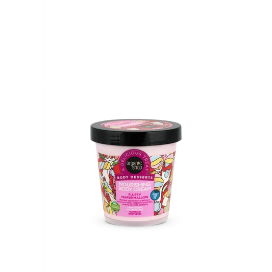 Organic Shop Nourishing Body Cream Marshmallow, 450 Ml