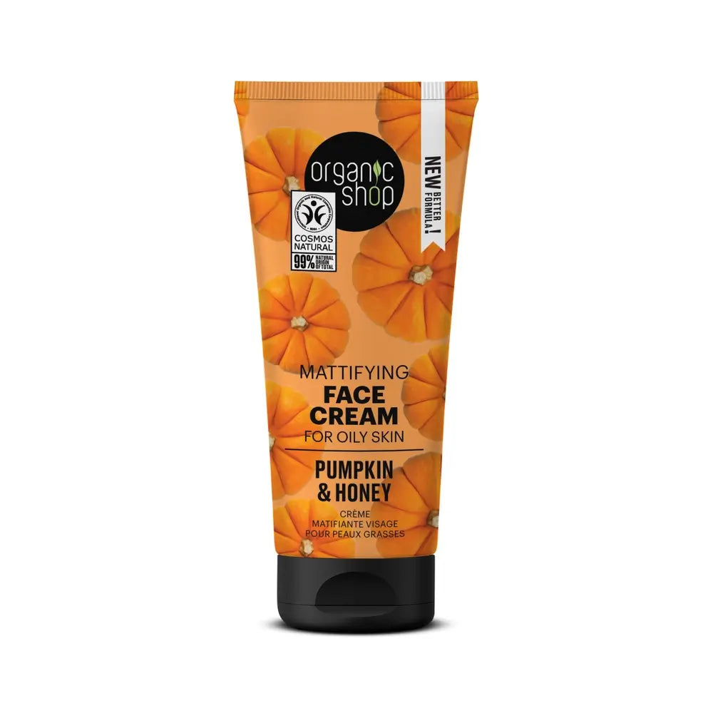 Organic Shop Organic Shop Oily Skin Mattifying Face Cream Pumpkin & Honey, 50 Ml