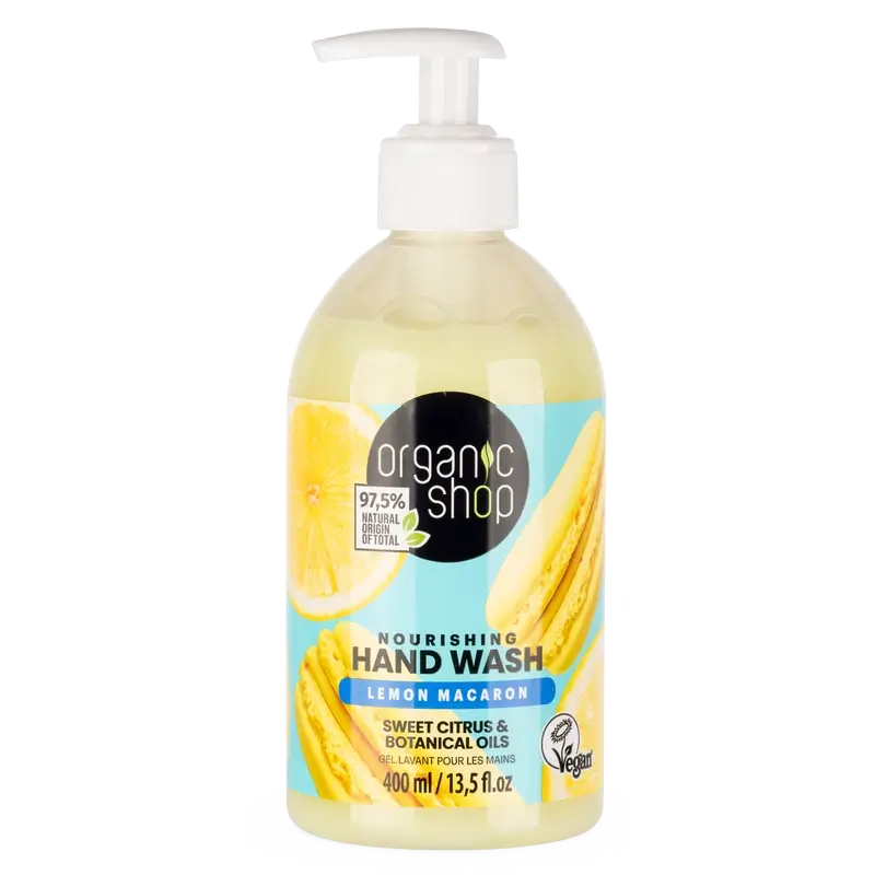 Organic Shop Crp Nourishing Hand Soap Lemon Macaron , 400 ml