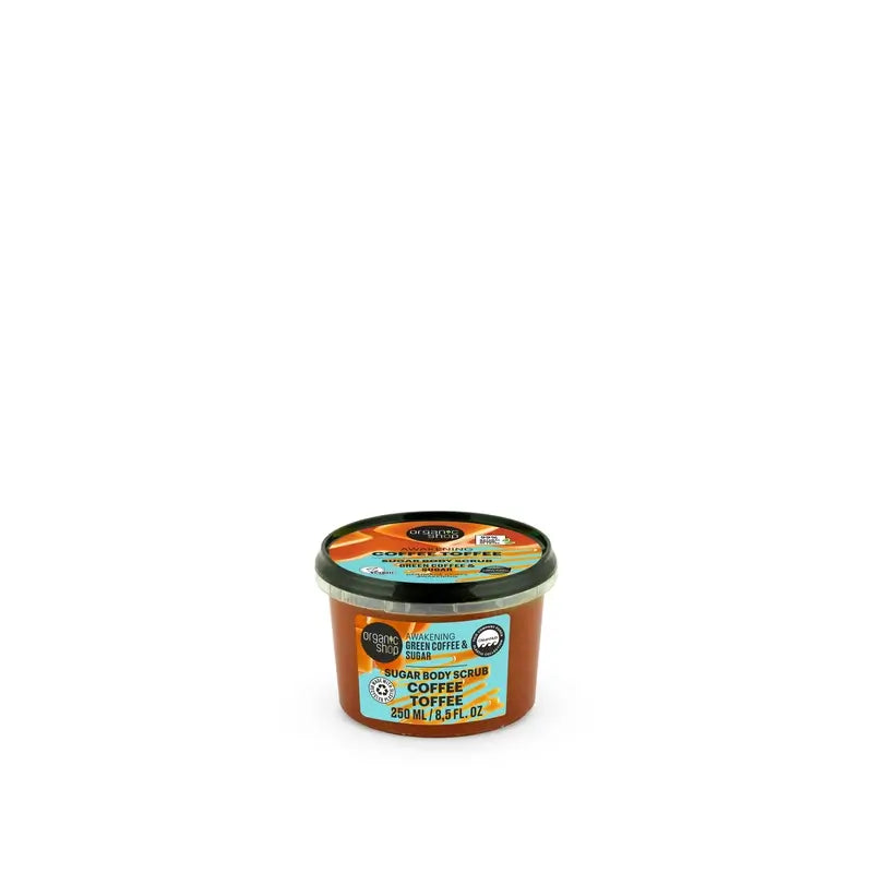 Organic Shop Coffee Toffee Sugar Body Scrub , 250 ml