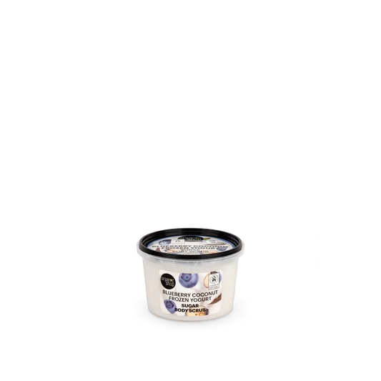 Organic Shop Blueberry Coconut Iced Yoghurt Sugar Blueberry Coconut Sugar Body Scrub, 250 Ml