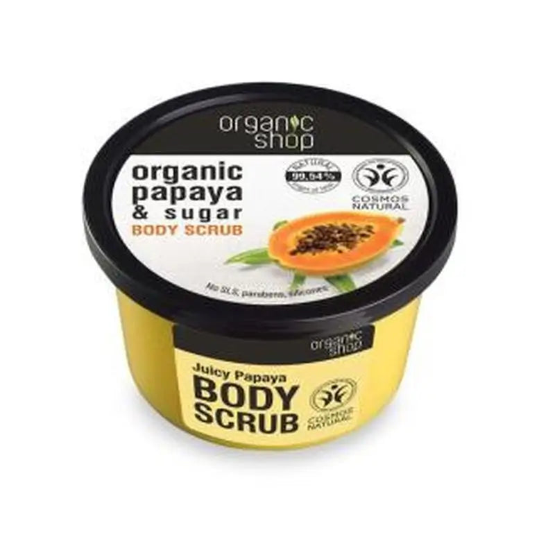 Organic Shop Papaya Juicy Body Scrub 250Ml.