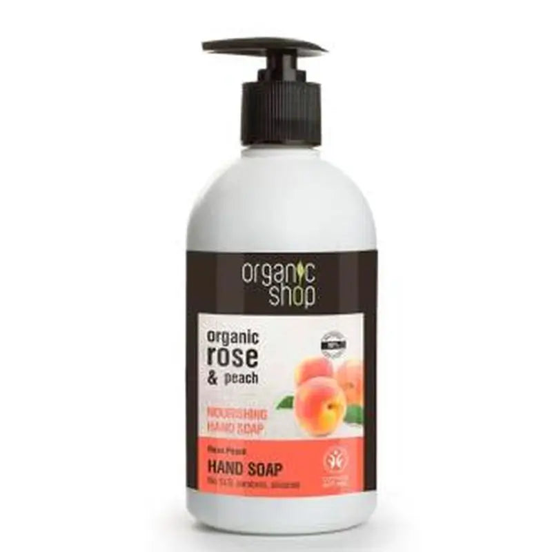 Organic Shop Peach Rose Nourishing Hand Soap 500Ml.