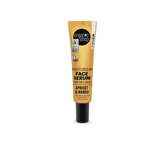 Organic Shop Organic Shop Apricot & Mango Moisturising Facial Serum for Dry Skin, 30 Ml