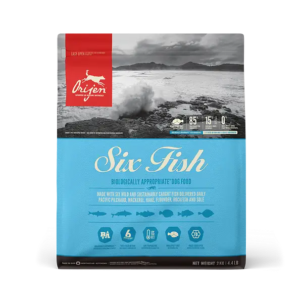 Orijen Canine Adult 6 Fish 2Kg dog food