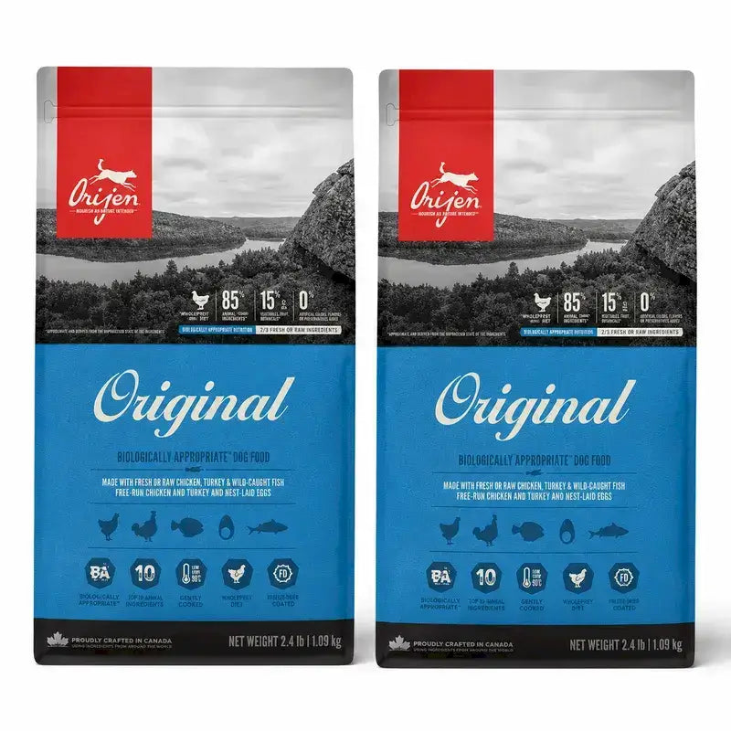 Orijen Canine Adult Original 11,4 Kg Dog Food , pack 2