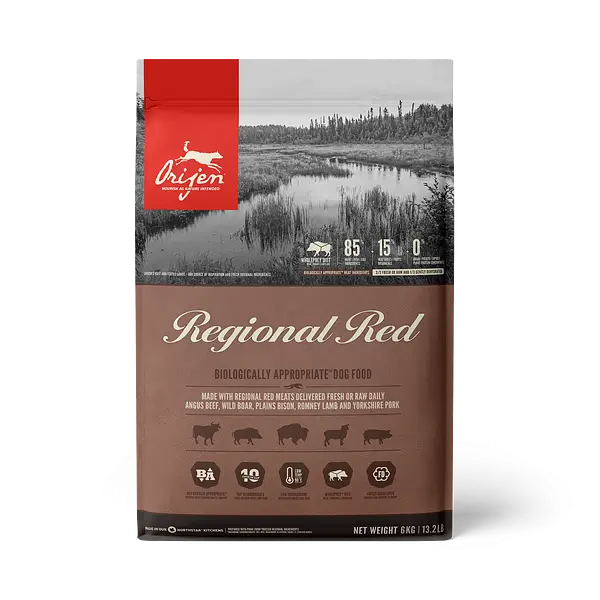 Orijen Canine Adult Regional Red 6Kg dog food
