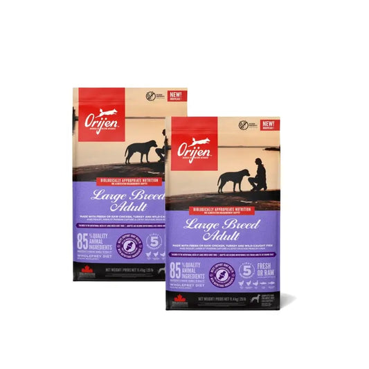 Orijen Canine Large Breed 11-pack (2 x 4 kg)