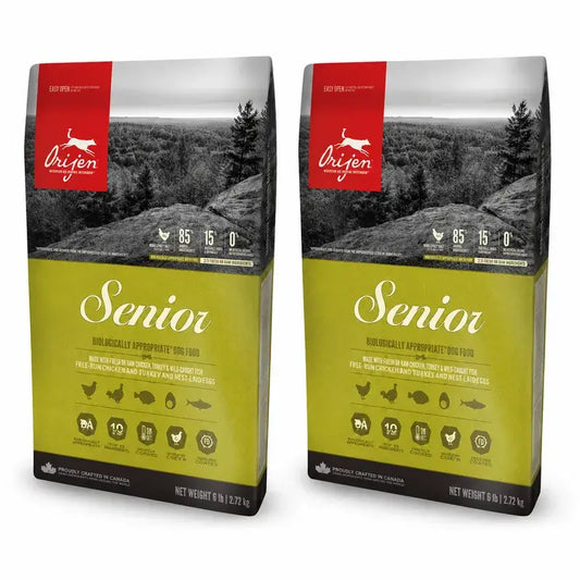 Orijen Canine Senior 2 X 11,4 Kg Dog Food , pack 2