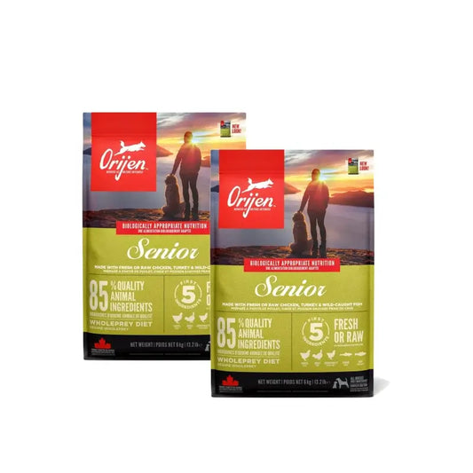 Orijen Canine Senior 2 X 11,4 Kg Dog Food , pack 2