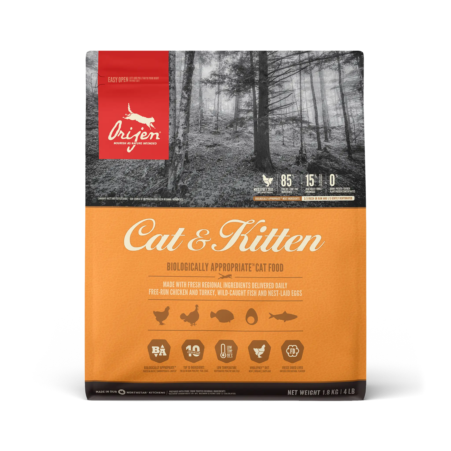 Orijen Feline Cat Kitten 1,8Kg cat food