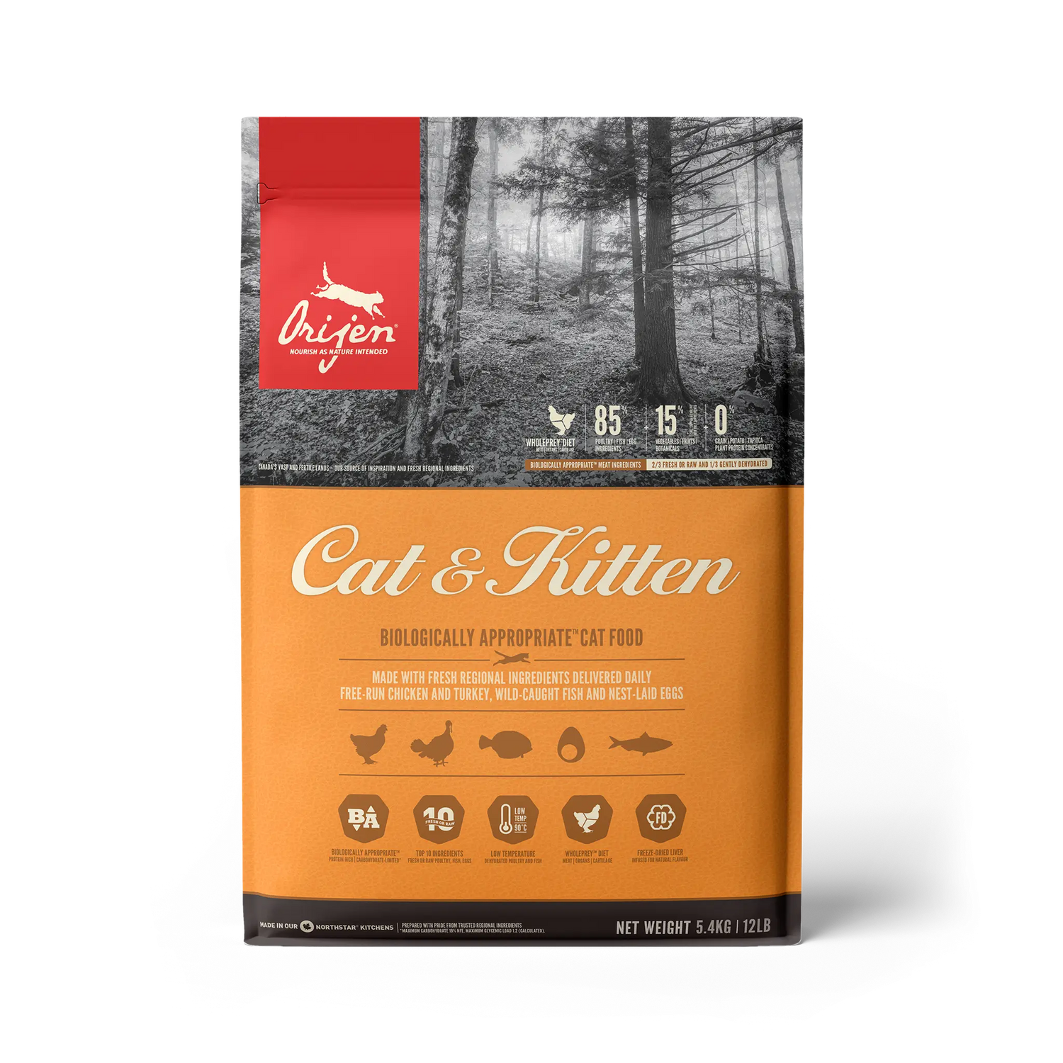 Orijen Feline Cat Kitten 5,4Kg cat food