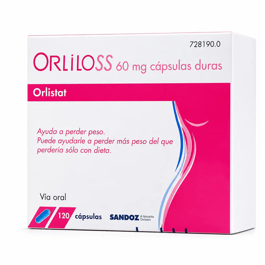 Orliloss 60 mg, 120 Hard Capsules