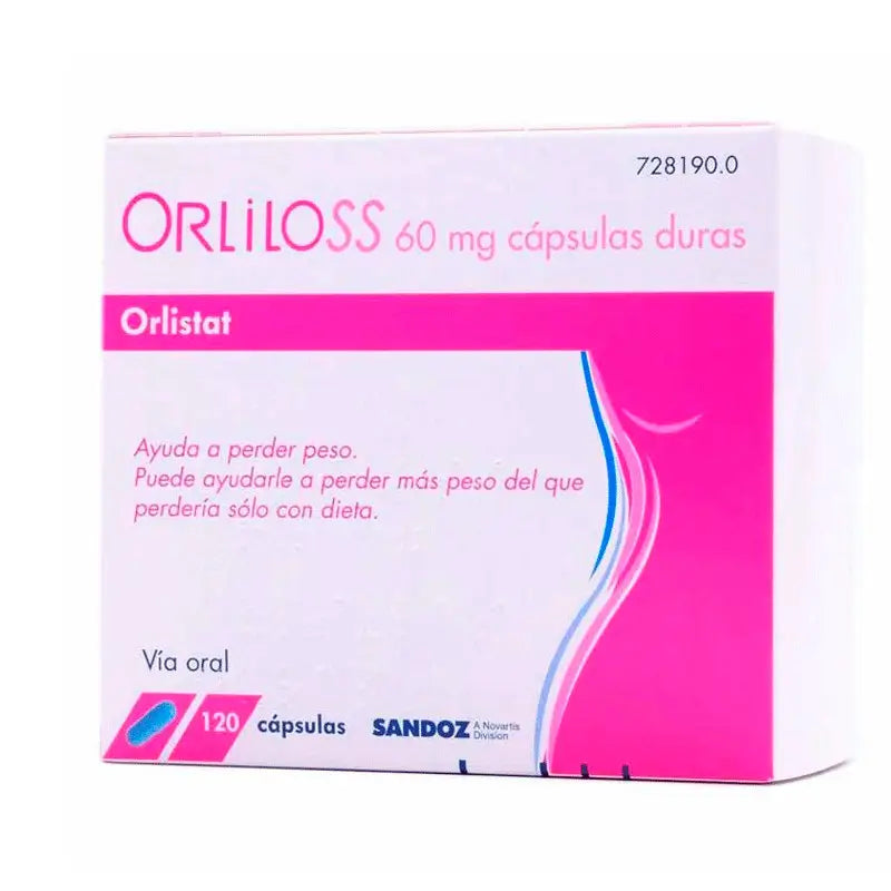 Orliloss 60 mg, 120 Hard Capsules