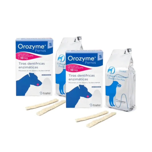 Orozyme Canine S Dental Strips, Pack of 2 x 24 strips