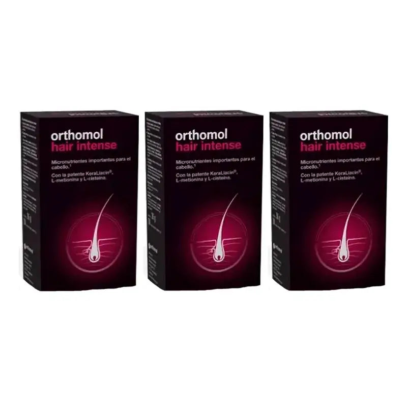 Orthomol Hair Intense, Pack 3 x 60Caps.