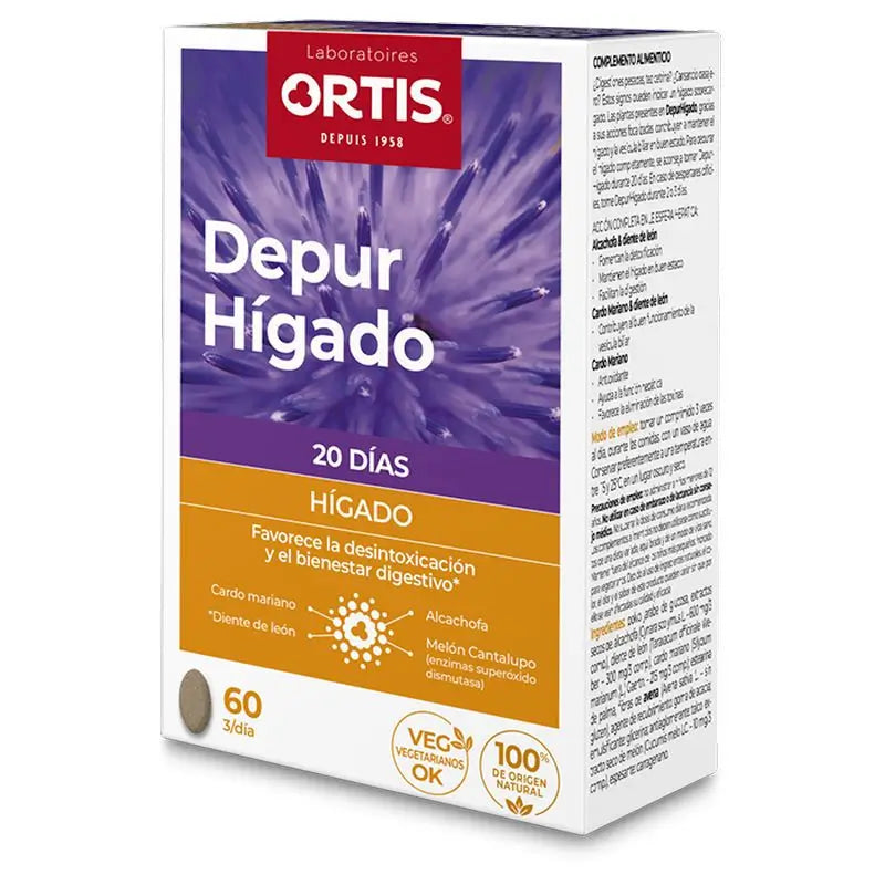 Ortis Depur Liver, 60 Tablets