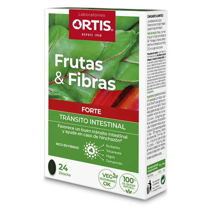 Ortis Fruit & Fibre Forte , 24 tablets