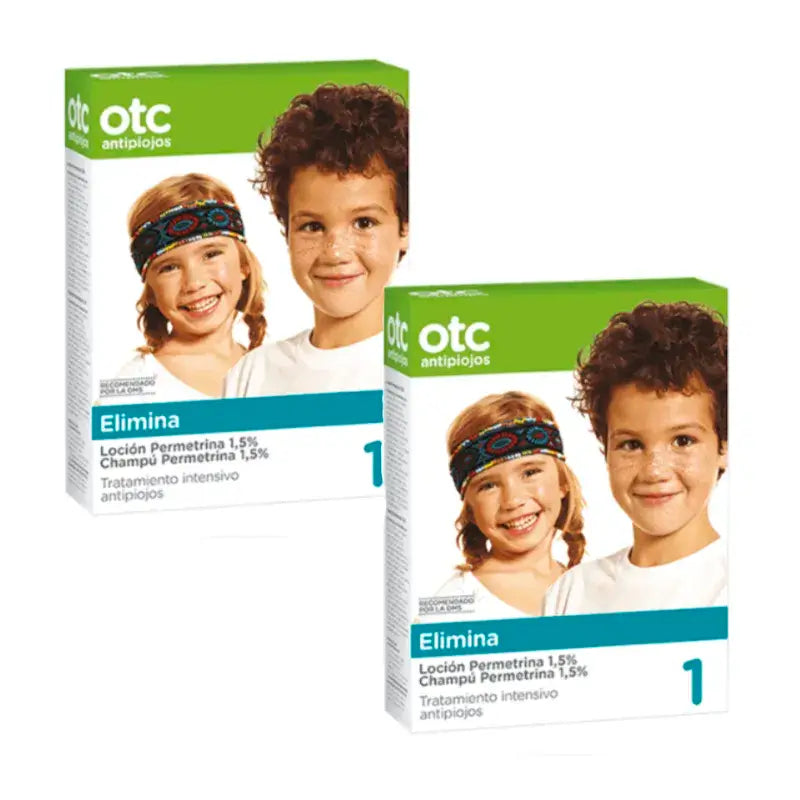 OTC Anti-Lice Pack Permethrin Lice and Nit Repellent 1.5%, Pack 2 pcs.