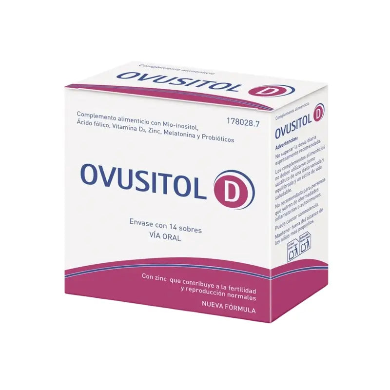 Ovusitol D, Pack 4 x 14 Envelopes