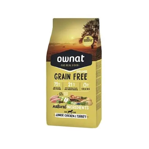 Ownat Prime Canine Junior Grain Free Chicken 3kg , dog food