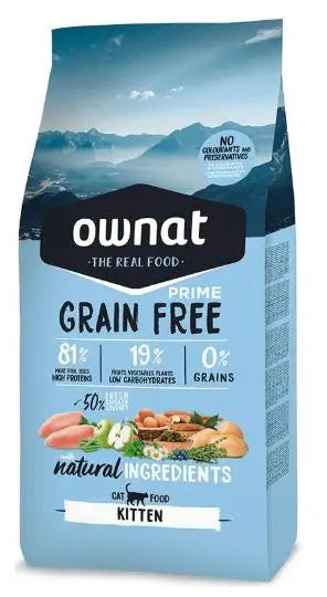 Ownat Prime Feline Kitten Grain Free 3Kg , cat food