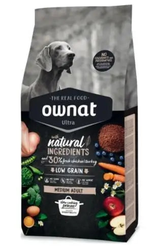 Ownat Ultra Canine Adult Medium 3kg, dog food for dogs