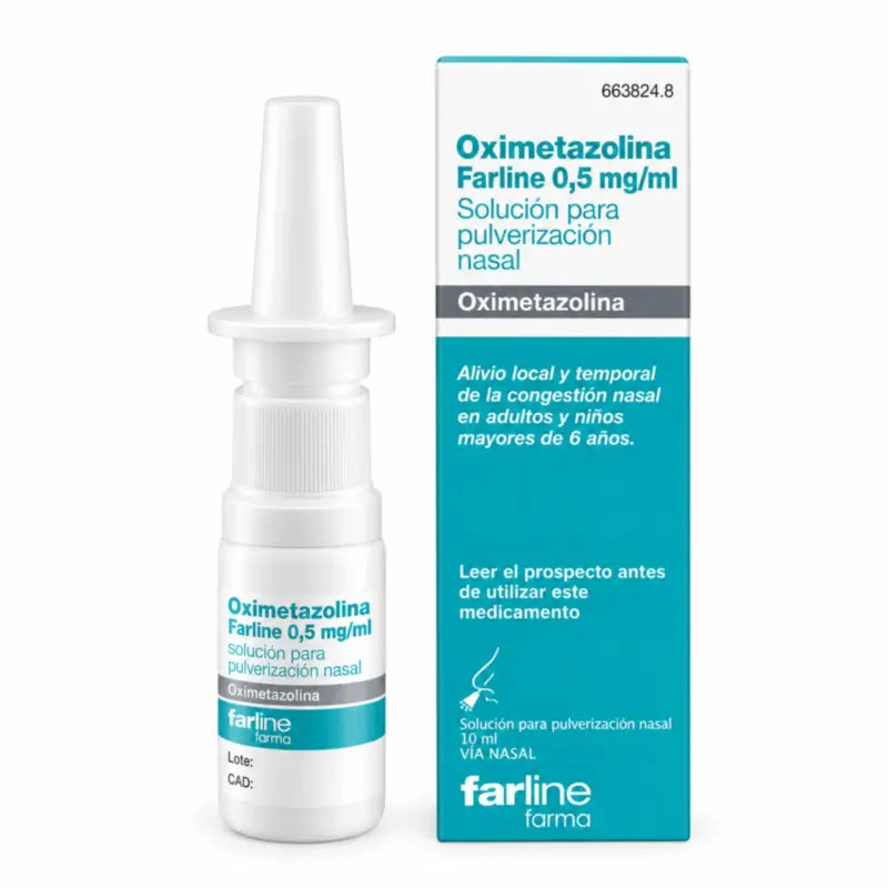Farline Oxymetazoline 0.5 Mg/ ml Nasal Nebuliser 15 ml