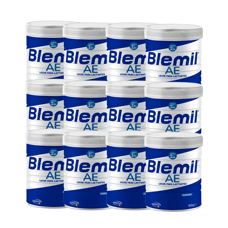 Pack 12 X Blemil Plus 1 AE, 800 grams