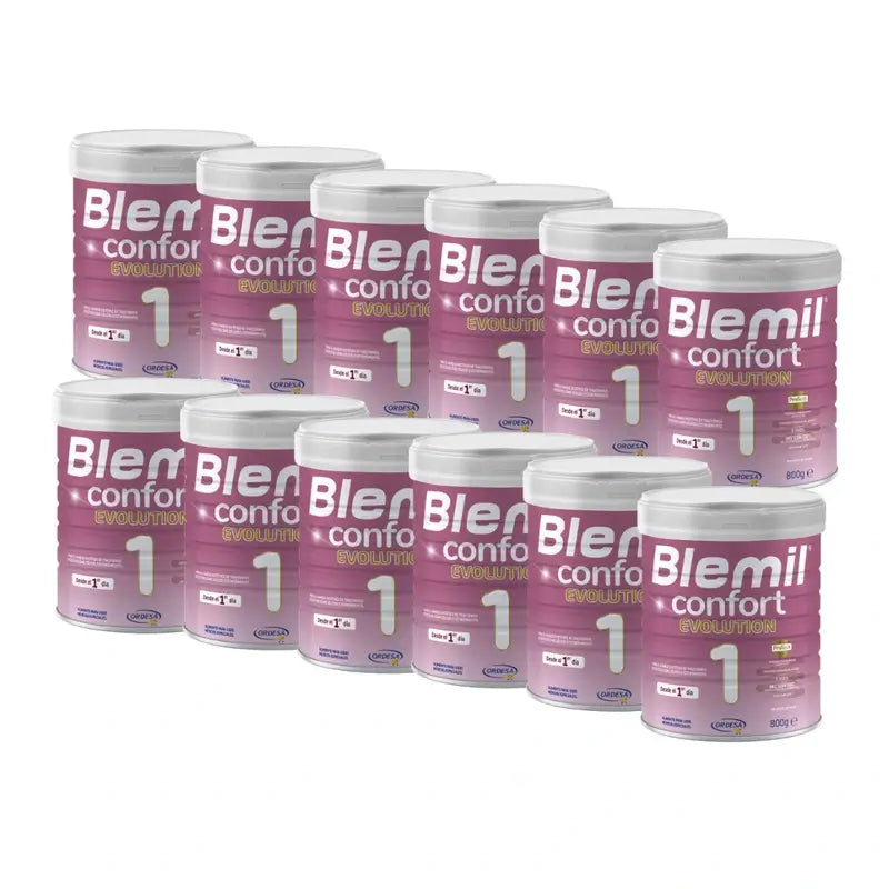 Blemil 1 Comfort Evolution, Pack 12x800g