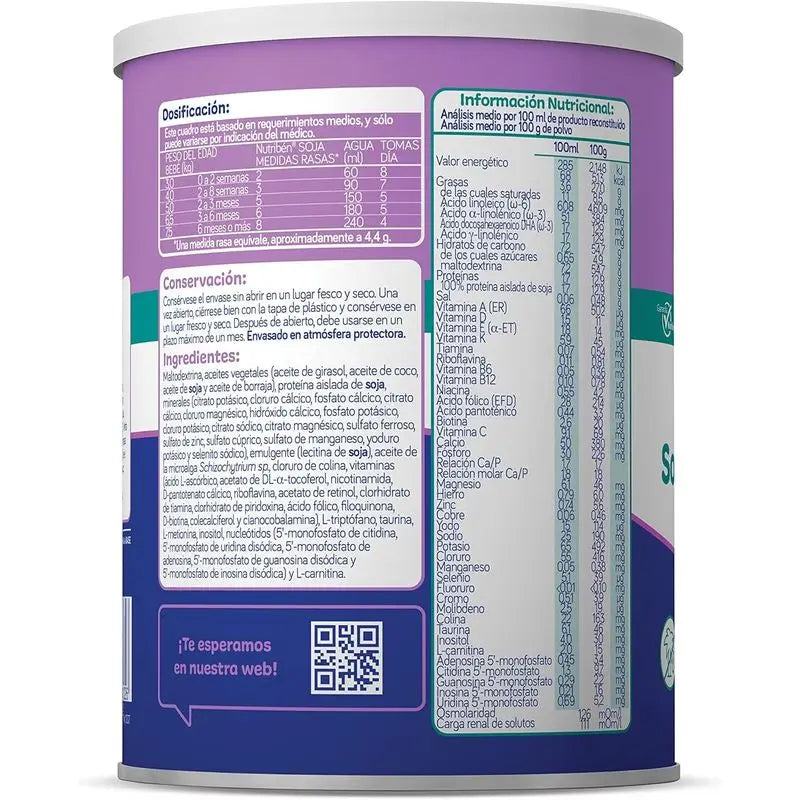 Nutribén Soya Hydrolysed Milk, 12 X 400 grams