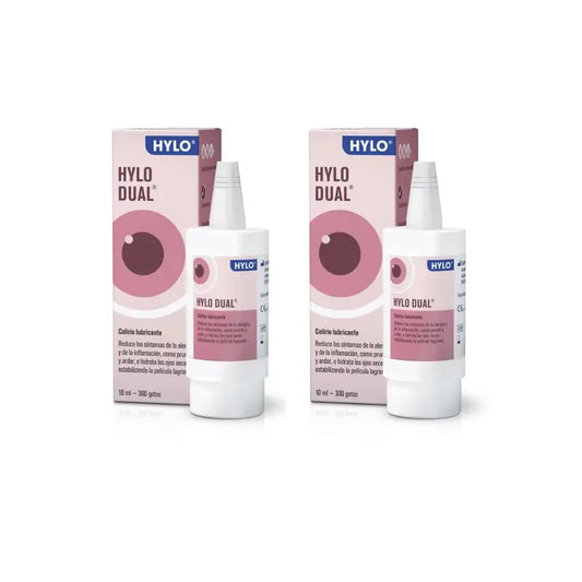 Hylo Dual Eye Drops 10 ml, Pack of 2