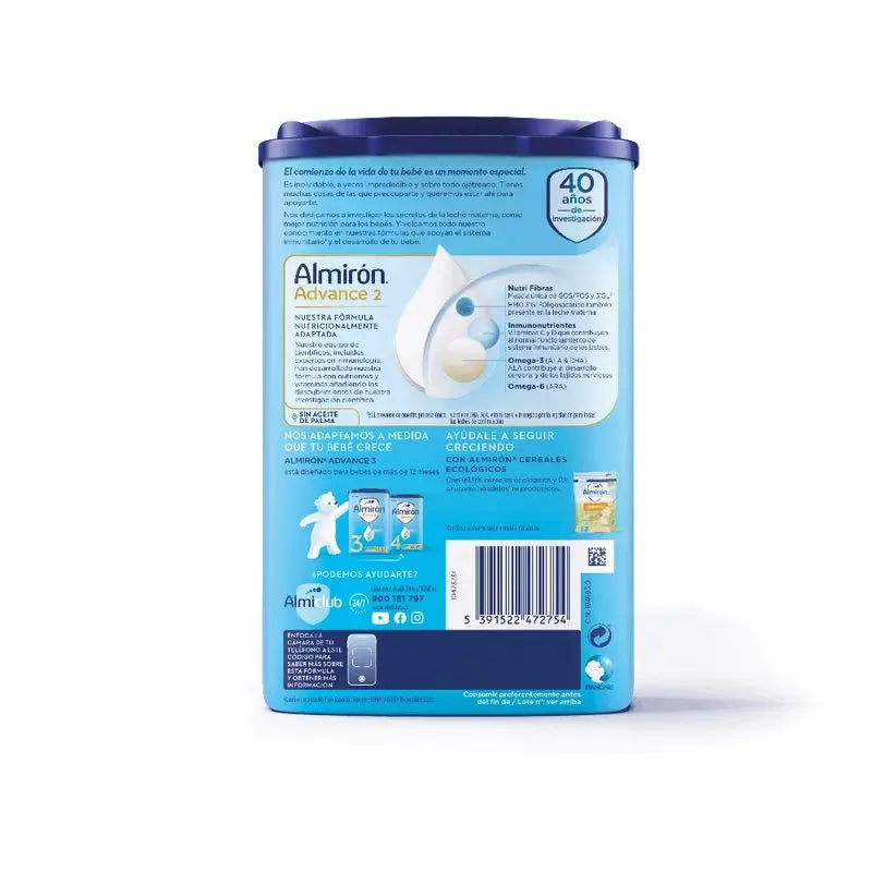 Almirón Advance 2, 2 X 800 grams