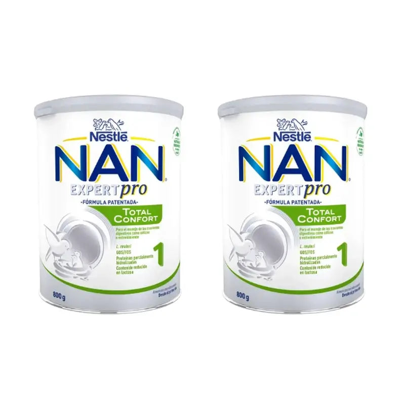 Nestlé Nan Total Comfort 1 Infant Milk, Pack 2 X 800 g
