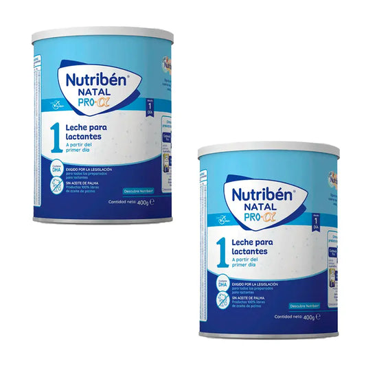 Nutribén Natal Pro-Alpha Milk Starter Milk, 2 X 400 g