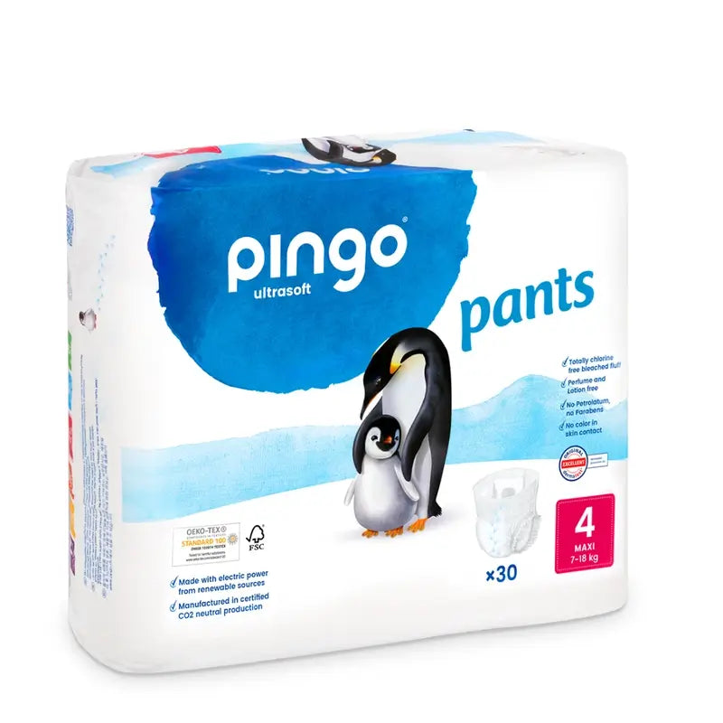 Pingo Nappy Panties Size 4, Pack 2 X 30 pcs.