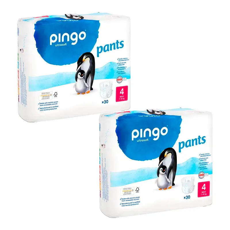 Pingo Nappy Panties Size 4, Pack 2 X 30 pcs.