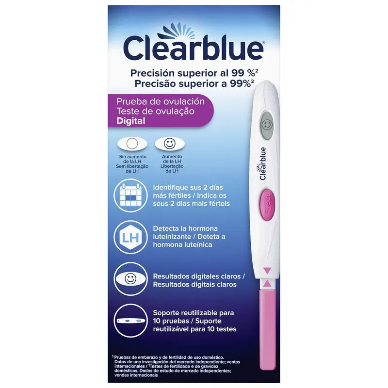 Clearblue Pack Early Pregnancy Test Analogue 3 Tests + Clearblue Ovulation Test 30 Test Sticks