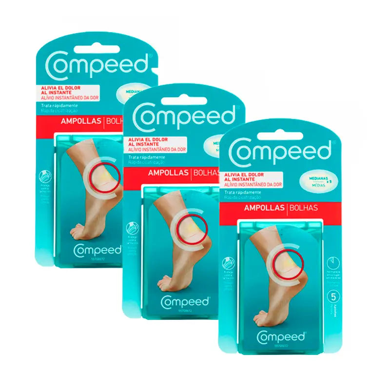 Compeed Blister Dressing Pack Blisters Medium, 3x5 Units