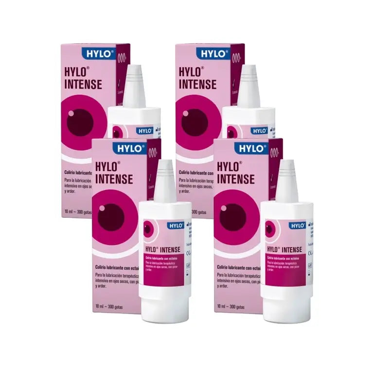 Hylo Intense Eye Drops 10 ml, Pack of 4