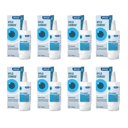 Hylo Comod Eye Drops 10 ml, Pack of 8