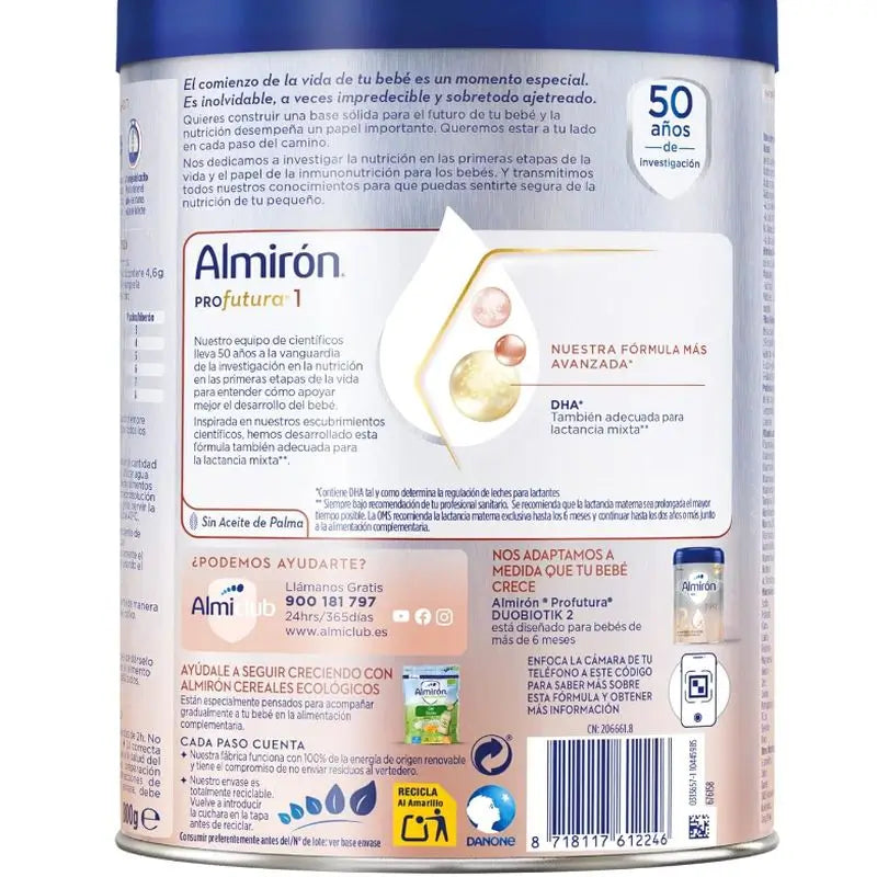 Almirón Profutura 1, 8 X 800 g