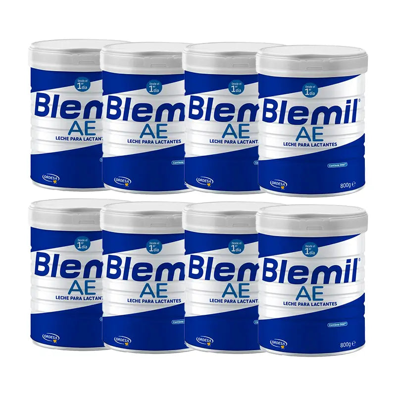 Pack 8 X Blemil Plus 1 AE, 800 grams