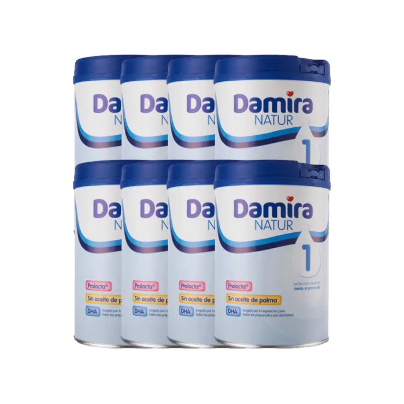 Pack 8 X Damira Natur 1 Starter Milk 800 g